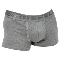 DIESEL - BOXER COTON GRIS CEINTURE AVEC PAILLETTE METALLIQUE