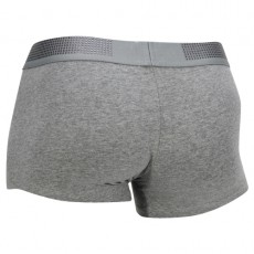 DIESEL - BOXER COTON GRIS CEINTURE AVEC STRASSES METALLIQUES