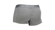 DIESEL - BOXER COTON GRIS CEINTURE AVEC STRASSES METALLIQUES