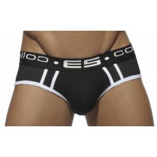 SLIP UN102 NOIR ELASTIC CONTRAST MESH ES COLLECTION