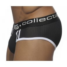 SLIP UN102 NOIR ELASTIC CONTRAST MESH ES COLLECTION