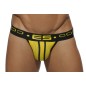 JOCK STRAP UN104 JAUNE ELASTIC CONTRAST MESH ES COLLECTION