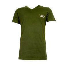 T-SHIRT COTON NOIR  COL EN V DIESEL INDUSTRY