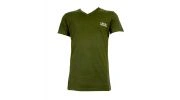 T-SHIRT COTON NOIR  COL EN V DIESEL INDUSTRY