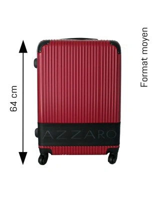 VALISE FORMAT MOYEN 64 CM ZAO ROUGE AZZARO