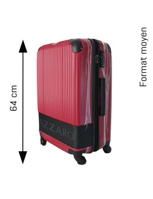 VALISE FORMAT MOYEN 64 CM ZAO ROUGE AZZARO