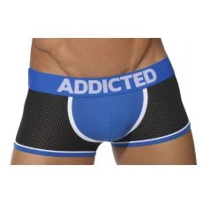 BOXER NOIR BLEU EN MESH AD192 ADDICTED