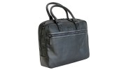 PORTE ORDINATEUR / SAC BUISINESS CUIR NOIR RAYNURE AZZARO