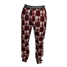 ENSEMBLE D'INTERIEUR WORKYBOY PANTALON CARREAUX ROUGE ET T-SHIRT MANCHES LONGUES NOIR - DIESEL