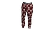 ENSEMBLE D'INTERIEUR WORKYBOY PANTALON CARREAUX ROUGE ET T-SHIRT MANCHES LONGUES NOIR - DIESEL