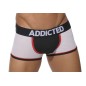 BOXER  BLANC NOIR EN MESH AD192 ADDICTED
