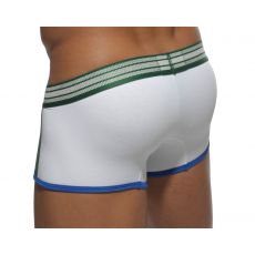 BOXER BASIC BLANC AVEC ELASTIC CONTRASTE  - ES COLLECTION