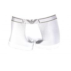 BOXER BLANC STRETCH COTON CEINTURE ARGENTEE - EMPORIO ARMANI