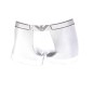 BOXER BLANC STRETCH COTON CEINTURE ARGENTEE - EMPORIO ARMANI