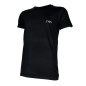 T-SHIRT NOIR COL RONG LOGO ARMANI ARGENTE - EMPORIO ARMANI