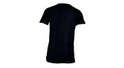 T-SHIRT NOIR COL RONG LOGO ARMANI ARGENTE - EMPORIO ARMANI