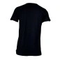 T-SHIRT NOIR COL RONG LOGO ARMANI ARGENTE - EMPORIO ARMANI