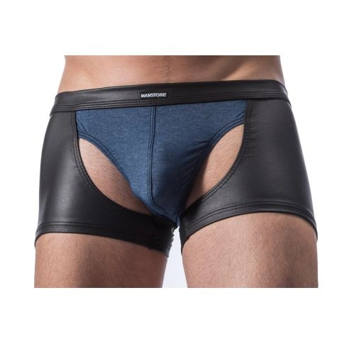 BOXER M416 BLEU DENIM CHAPS PANTS - MANSTORE BOXER M416 BLEU DENIM CHAPS PANTS - MANSTORE