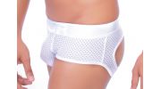 JOCK STRAP RALLY MESH BLANC  - JOR