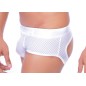 JOCK STRAP RALLY MESH BLANC  - JOR