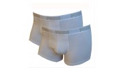 PUMA SHORTY HOMME PACK DE 2 BLANC