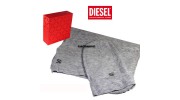 DIESEL – COFFRET CACHEMIR ECHARPE ET BONNET GRIS - CREIS