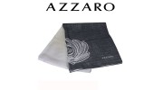 AZZARO - ECHARPE BRODEE ANTHRACITE EN VISCOSE