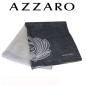 AZZARO - ECHARPE BRODEE ANTHRACITE EN VISCOSE