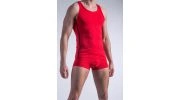 DEBARDEUR ROUGE RED1435 SPORTSHIRT - OLAF BENZ