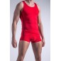 DEBARDEUR ROUGE RED1435 SPORTSHIRT - OLAF BENZ