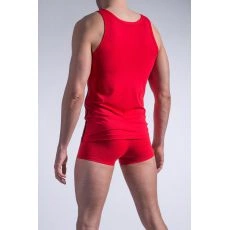 DEBARDEUR ROUGE RED1435 SPORTSHIRT - OLAF BENZ