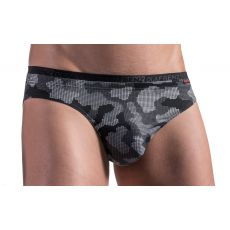 SLIP CAMOUFLAGE GRIS - RED1467 BIKINIBRIEF - OLAF BENZ