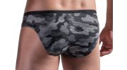 SLIP CAMOUFLAGE GRIS - RED1467 BIKINIBRIEF - OLAF BENZ