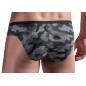SLIP CAMOUFLAGE GRIS - RED1467 BIKINIBRIEF - OLAF BENZ