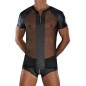 TSHIRT AVEC ZIP HYPERION NOIR R SHIRT - BODYART