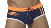 SLIP DE BAIN 1001 EUROPE NAVY / ORANGE - ES COLLECTION