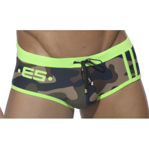 SLIP  DE BAIN 1001 EUROPE SPORT CAMOUFLAGE - ES COLLECTION