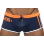 BOXER DE BAIN 1555 EUROPE NAVY / ORANGE - ES COLLECTION