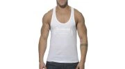 DEBARDEUR BLANC POWER GYM TS077 - ES COLLECTION