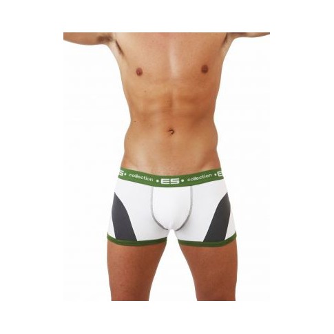 ES BOXER CURVES BLANC VERT 226