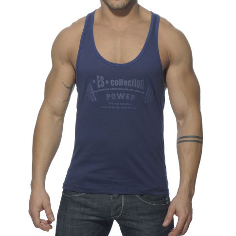 DEBARDEUR NAVY POWER GYM TS077 - ES COLLECTION