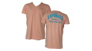 T-SHIRT MANCHE COURTE ENSSENTIEL NEON ORANGE - KAPORAL