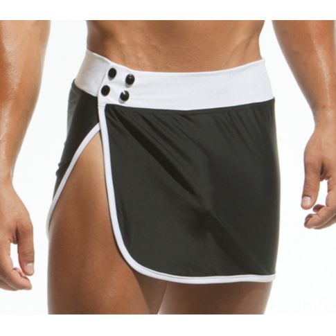 PAREO COURT MICROFIBRE NOIR CLASSIC - MODUS  VIVENDI