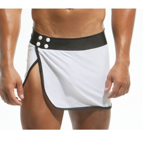 PAREO COURT MICROFIBRE BLANC CLASSIC - MODUS  VIVENDI