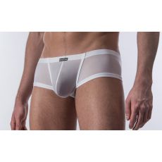 BOXER SHORTY BLANC EN TULLE - M101 HOT PANTS - MANSTORE