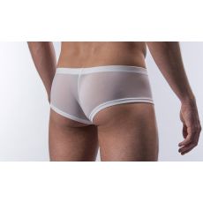 BOXER SHORTY BLANC EN TULLE - M101 HOT PANTS - MANSTORE