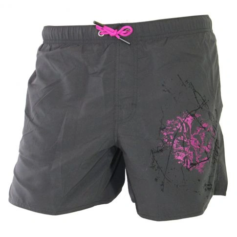 SHORT DE BAIN MEDIUM GRIS BANDE LOGOTE - ARMANI
