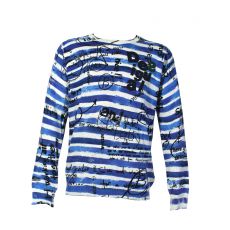 PULL OVER JERS RAYAS BLEU - DESIGUAL