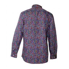 CHEMISE NAVY A POIDS MULTICOLORES CROMITOMI - DESIGUAL