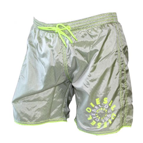 SHORT DE BAIN MARK-E GRIS/JAUNE FLUO - DIESEL